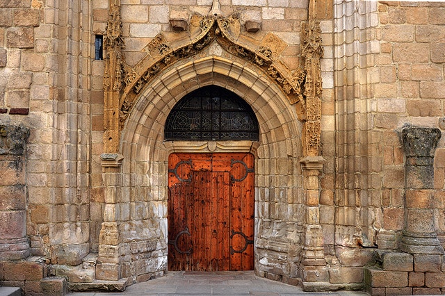 old church door